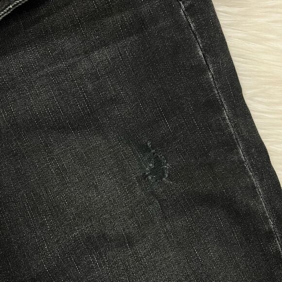 JOE'S Jeans Mid-Rise Kasey Straight Crop Jeans Black Distressed size 26 - Picture 8 of 13